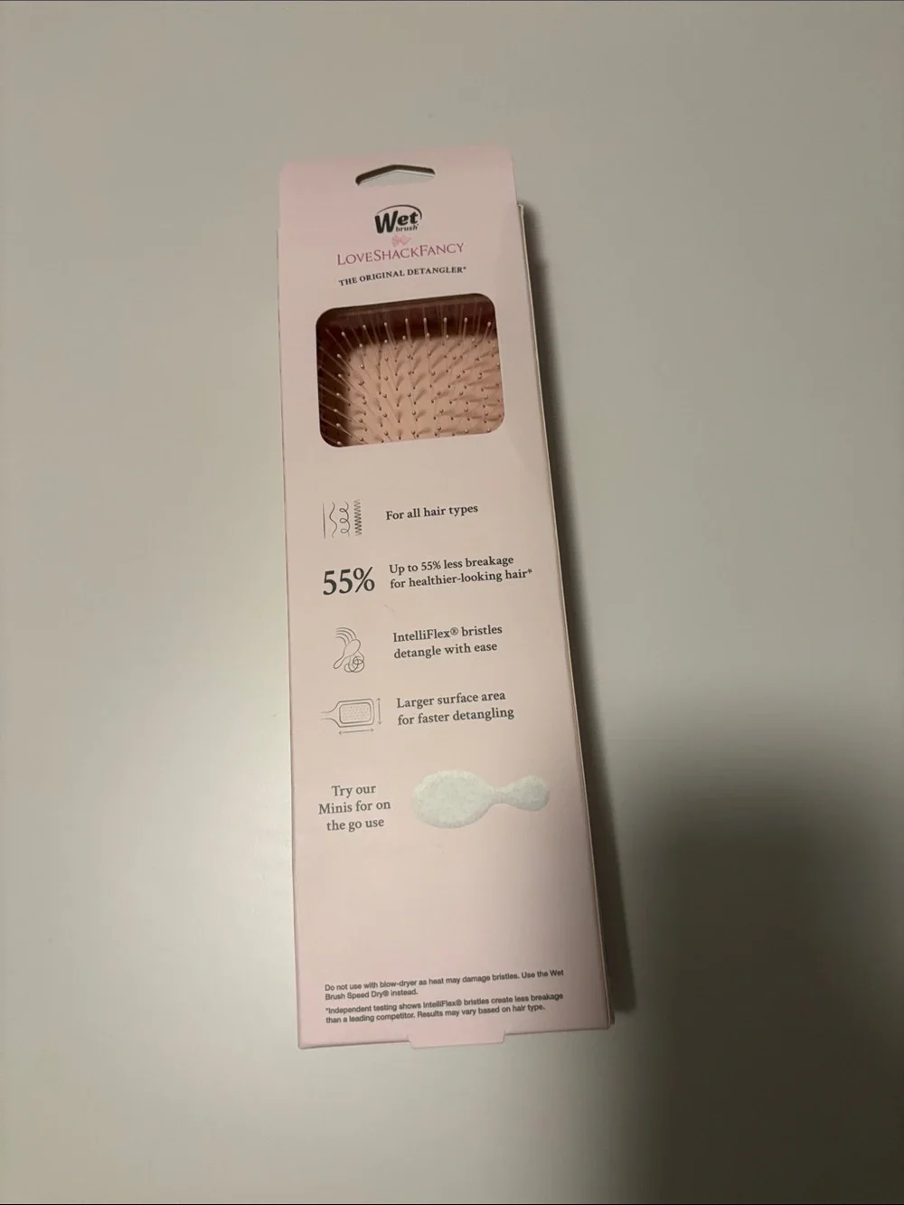 Loveshackfancy x Target Goody wet brush  blooming heirloom paddle detangler
